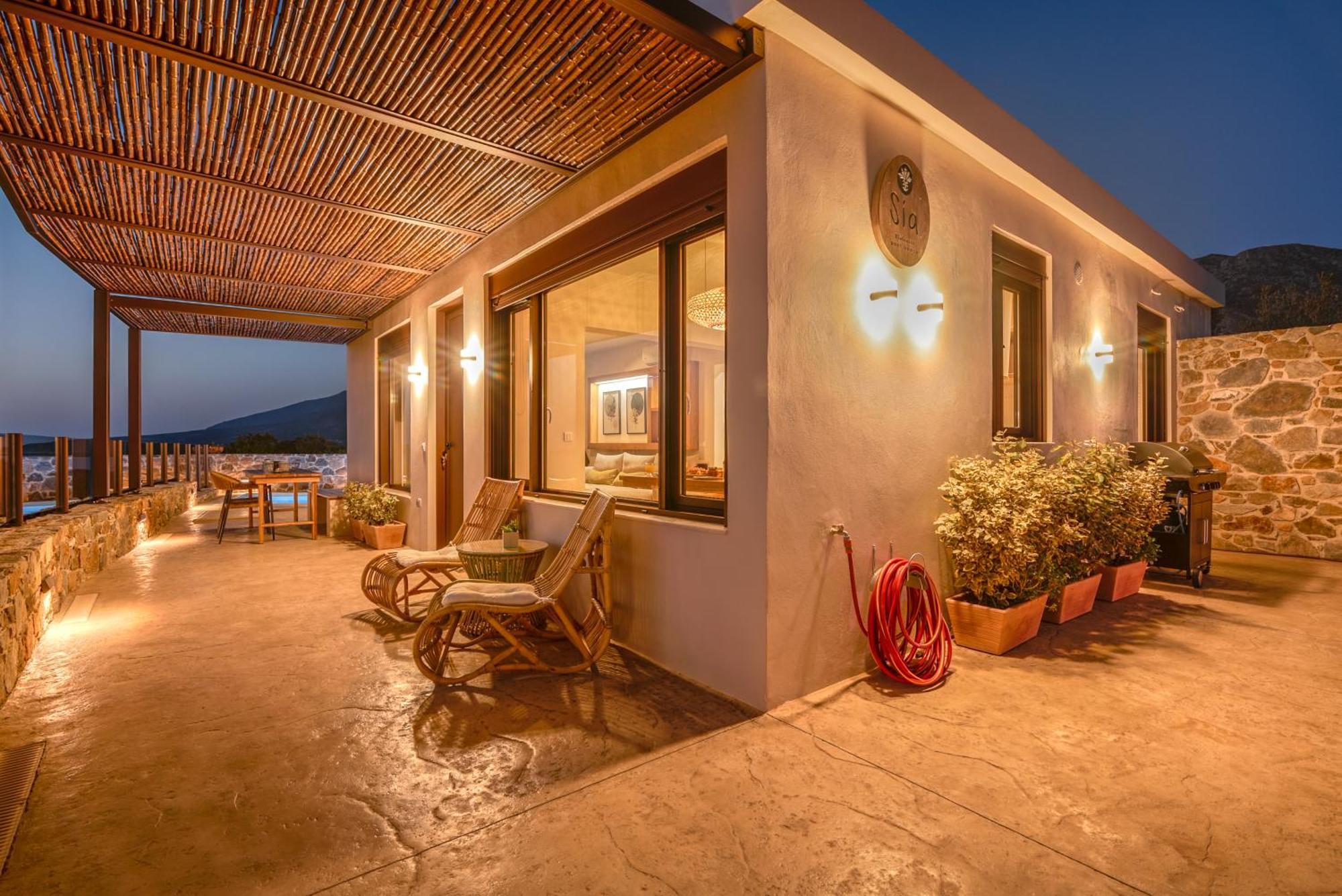 Sia Elafonisi Pool House Villa Ngoại thất bức ảnh